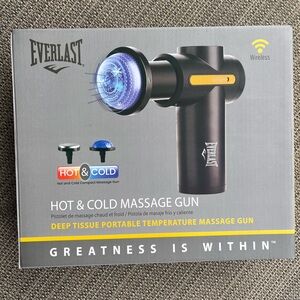 Everlast Hot & Cold Massage Gun Wireless Deep Tissue Portable Muscle Massager